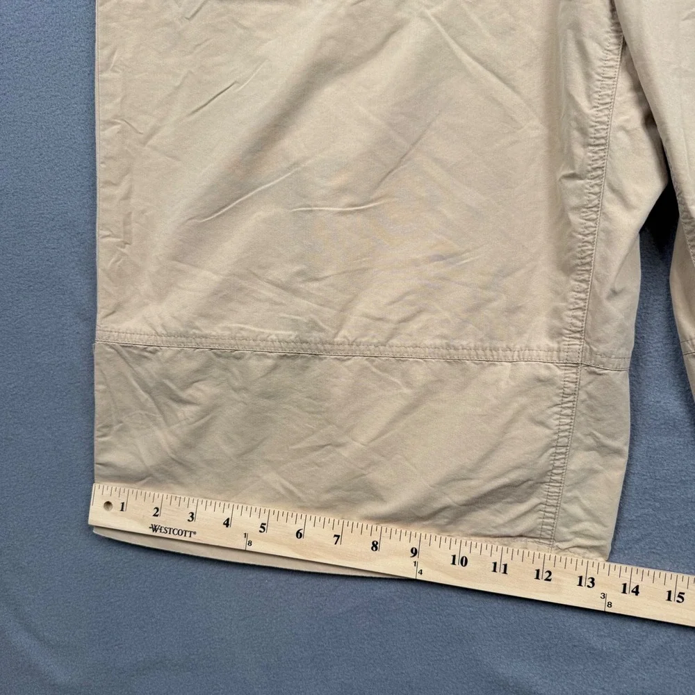 Ecko Unltd Y2K Skater Cargo Shorts Cotton Nylon Baggy Khaki 16